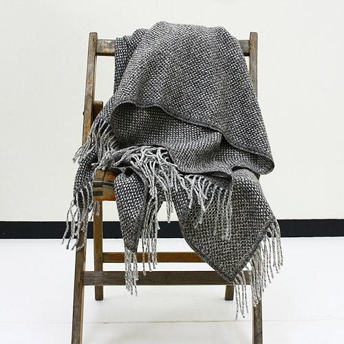 Silkeborg Plaids Silkeborg Plaids(シルケボー・プレイド) / ウールブランケット DONA/0305 グレー 02