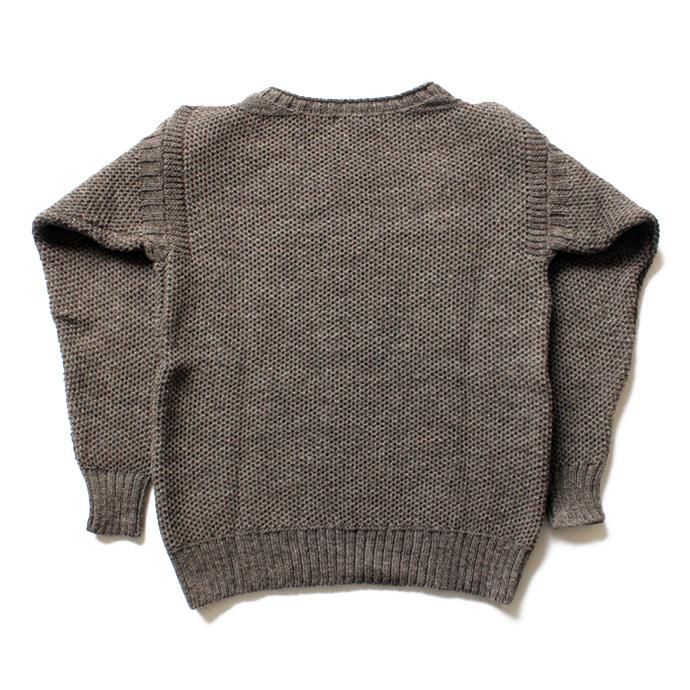 Other Brands LE TRICOT DE LA MER / GUERNSEY - Mocha ル・トリコ・ドゥ・ラ・メール ガンジーセーター モカ 02