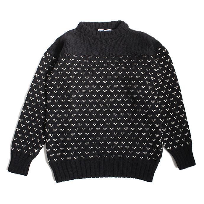 Other Brands LE TRICOT DE LA MER / NORDIC - Navy ル・トリコ・ドゥ・ラ・メール ノルディックセーター ネイビー 01
