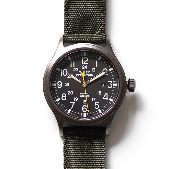 97052014 TIMEX / Expedition Scout Metal エクスペディション スカウト メタル オリーブ T49961 01