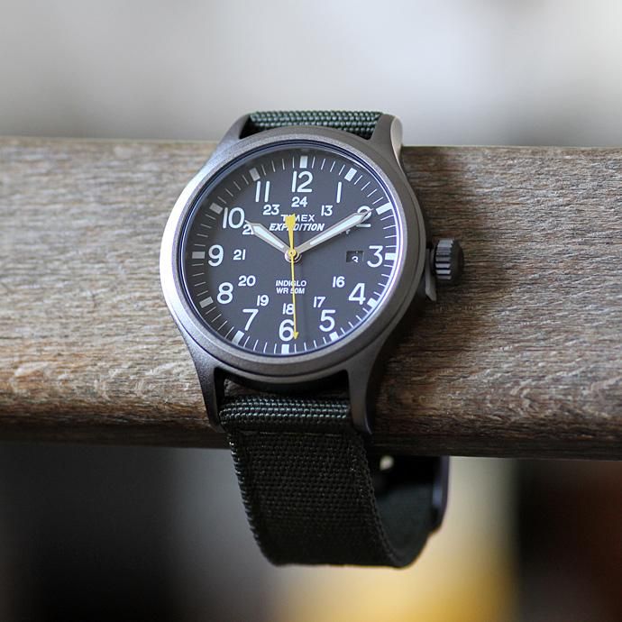 97052014 TIMEX / Expedition Scout Metal エクスペディション スカウト メタル オリーブ T49961 02