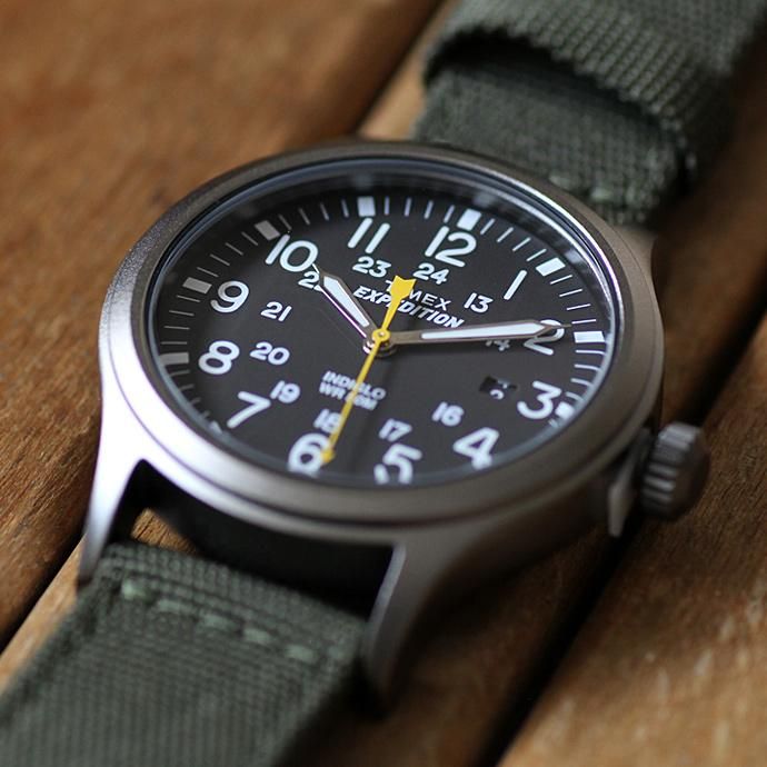 97052014 TIMEX / Expedition Scout Metal エクスペディション スカウト メタル オリーブ T49961 02