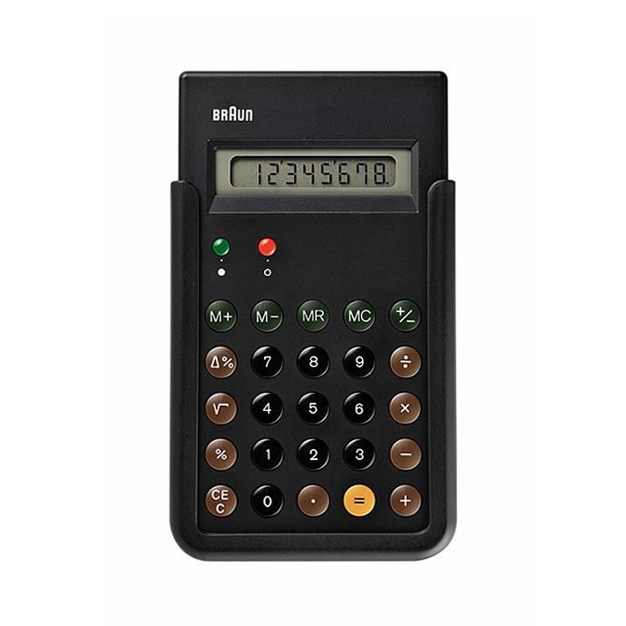 97385879 BRAUN(ブラウン) / Calculator BNE001BK 電卓(ET66復刻版)<img class='new_mark_img2' src='//img.shop-pro.jp/img/new/icons47.gif' style='border:none;display:inline;margin:0px;padding:0px;width:auto;' /> 01