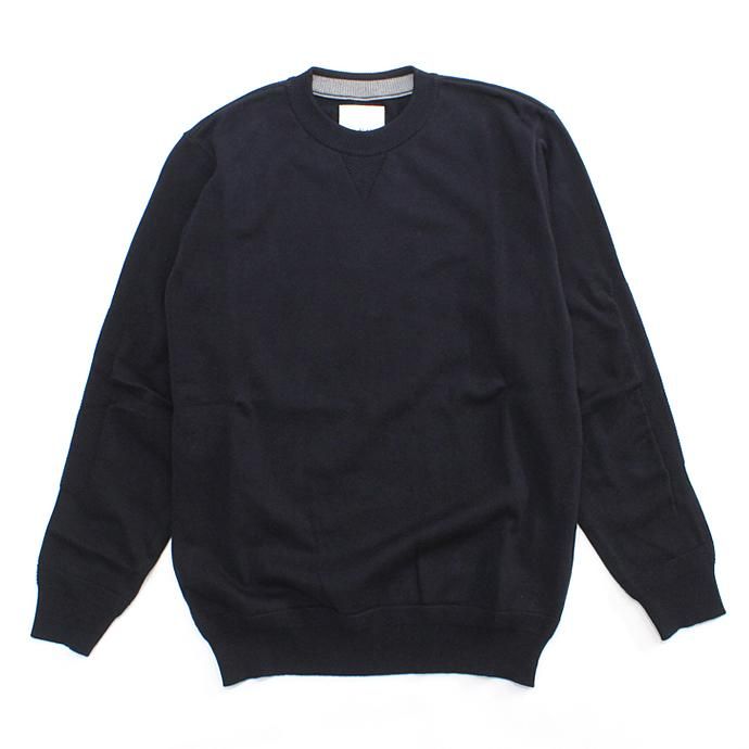 98336540 STILL BY HAND / ハイゲージニット クルーネックコットンセーター KN0261 全2色 02