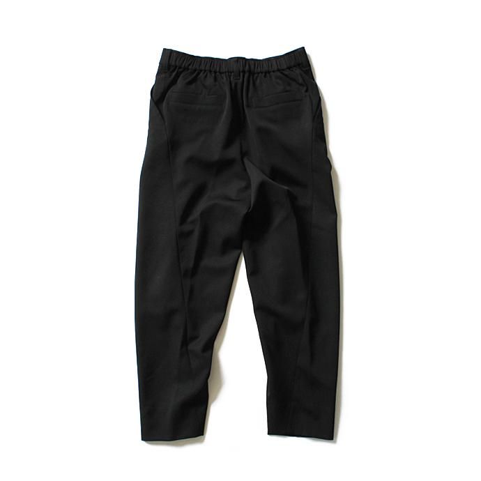 98749649 smoothday / メンズ ビッグタックパンツ ウールギャバジン - ブラック 1601P050-045 #2<img class='new_mark_img2' src='//img.shop-pro.jp/img/new/icons47.gif' style='border:none;display:inline;margin:0px;padding:0px;width:auto;' /> 02
