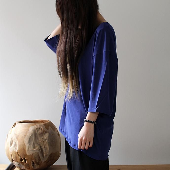 smoothday ユニセックス 7分袖オーバーサイズTシャツ コズモラマ 全7色 1601T029-047/SC-T002-002<img class='new_mark_img2' src='//img.shop-pro.jp/img/new/icons47.gif' style='border:none;display:inline;margin:0px;padding:0px;width:auto;' /> 02