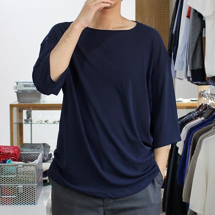 smoothday ユニセックス 7分袖オーバーサイズTシャツ コズモラマ 全7色 1601T029-047/SC-T002-002<img class='new_mark_img2' src='//img.shop-pro.jp/img/new/icons47.gif' style='border:none;display:inline;margin:0px;padding:0px;width:auto;' /> 02
