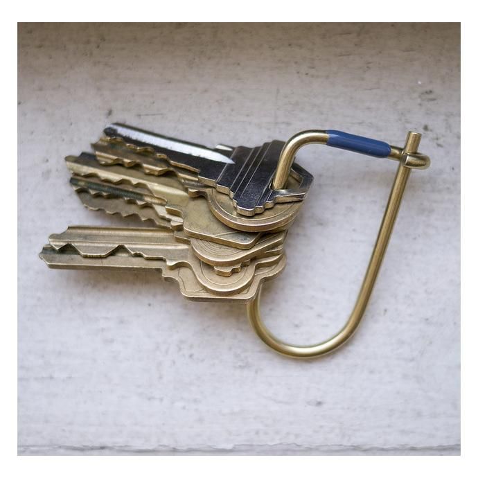 99038061 Craighill / Wilson Keyring - Brass ウィルソンキーリング ブラス 02