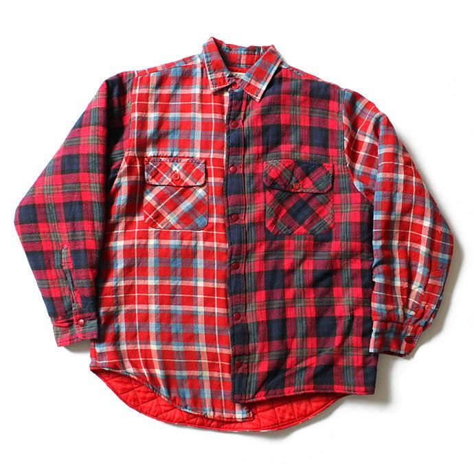 Hexico Hexico / Deformer Quilt Lined Flannel Shirt リメイクキルティングネルシャツ 01 M 01