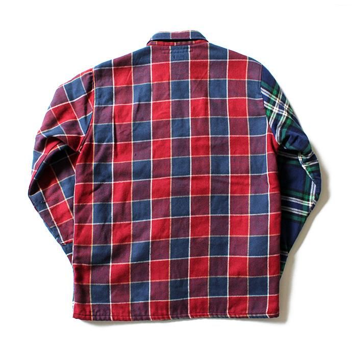 99127543 Hexico / Deformer Quilt Lined Flannel Shirt リメイクキルティングネルシャツ 02 L<img class='new_mark_img2' src='//img.shop-pro.jp/img/new/icons47.gif' style='border:none;display:inline;margin:0px;padding:0px;width:auto;' /> 02