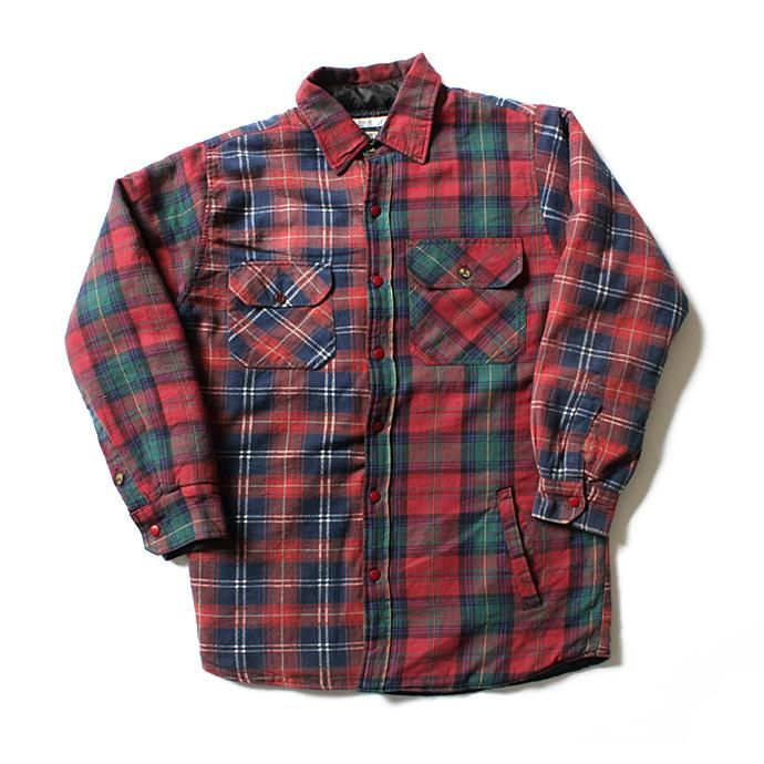 99127866 Hexico / Deformer Quilt Lined Flannel Shirt リメイクキルティングネルシャツ 07 L 01