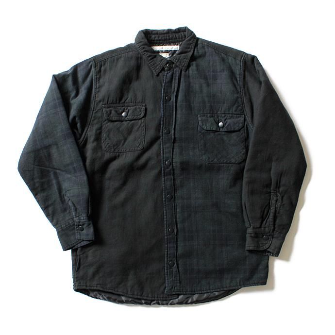 Hexico Hexico / Deformer Quilt Lined Flannel Shirt - Overdye リメイクキルティングネルシャツ オーバーダイ02 M<img class='new_mark_img2' src='//img.shop-pro.jp/img/new/icons47.gif' style='border:none;display:inline;margin:0px;padding:0px;width:auto;' /> 01