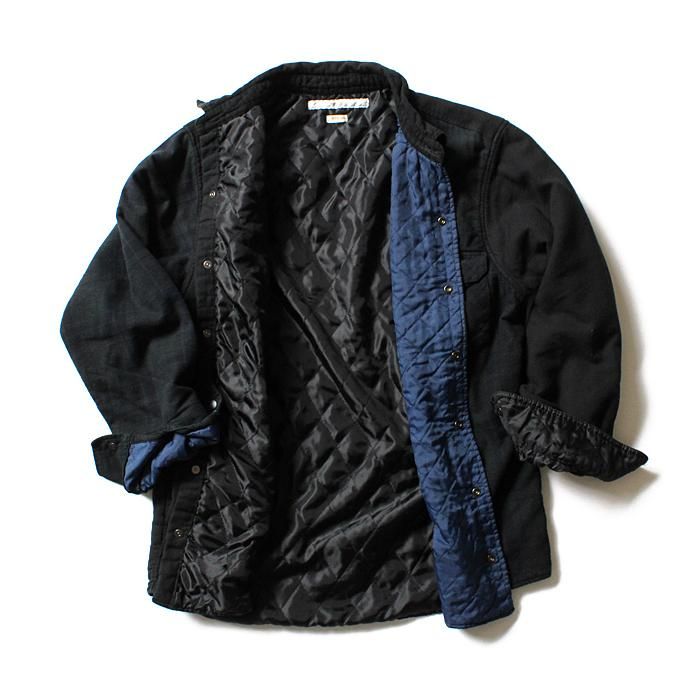 Hexico Hexico / Deformer Quilt Lined Flannel Shirt - Overdye リメイクキルティングネルシャツ オーバーダイ02 M<img class='new_mark_img2' src='//img.shop-pro.jp/img/new/icons47.gif' style='border:none;display:inline;margin:0px;padding:0px;width:auto;' /> 02