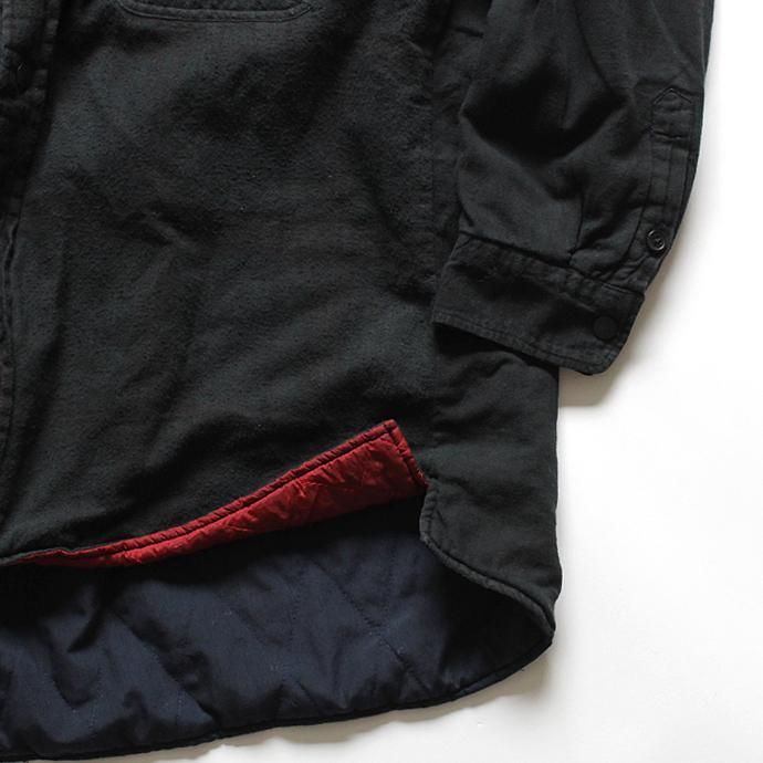 99128053 Hexico / Deformer Quilt Lined Flannel Shirt - Overdye リメイクキルティングネルシャツ オーバーダイ03 M 02