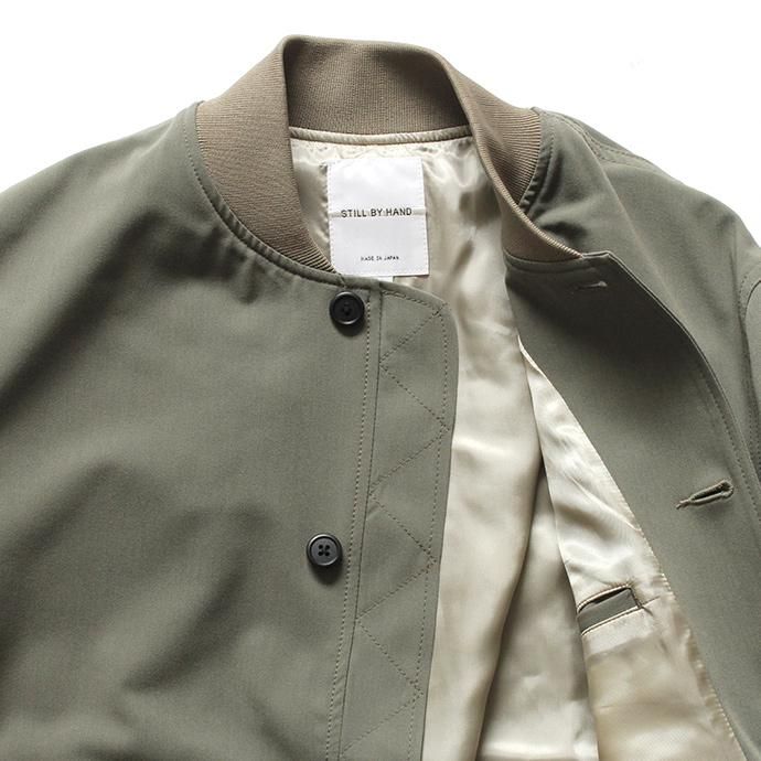 99177048 STILL BY HAND / ストレッチギャバジンブルゾン BL0261 - 全2色<img class='new_mark_img2' src='//img.shop-pro.jp/img/new/icons47.gif' style='border:none;display:inline;margin:0px;padding:0px;width:auto;' /> 02