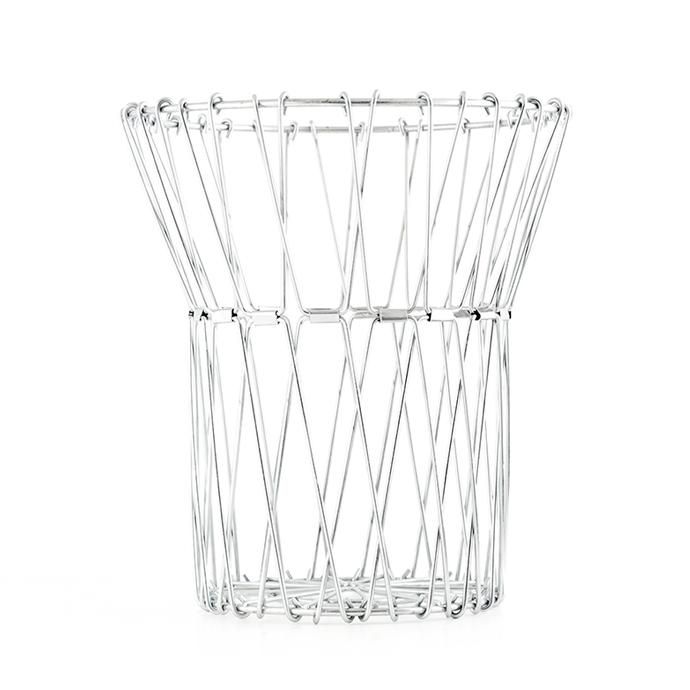 Other Brands Small Folding Wire Basket - Silver スモールフォルディングワイヤーバスケット シルバー<img class='new_mark_img2' src='//img.shop-pro.jp/img/new/icons47.gif' style='border:none;display:inline;margin:0px;padding:0px;width:auto;' /> 02