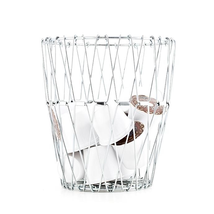 Other Brands Small Folding Wire Basket - Silver スモールフォルディングワイヤーバスケット シルバー<img class='new_mark_img2' src='//img.shop-pro.jp/img/new/icons47.gif' style='border:none;display:inline;margin:0px;padding:0px;width:auto;' /> 02