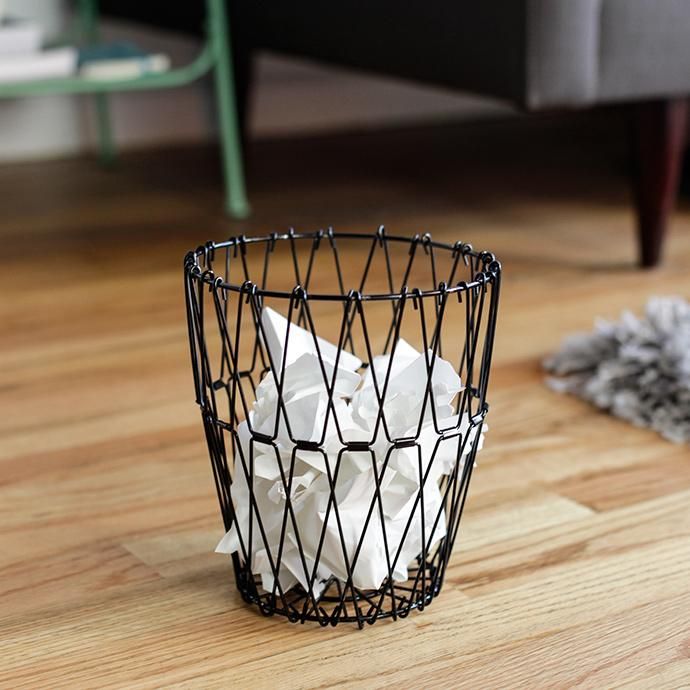 Other Brands Small Folding Wire Basket - Black スモールフォルディングワイヤーバスケット ブラック<img class='new_mark_img2' src='//img.shop-pro.jp/img/new/icons47.gif' style='border:none;display:inline;margin:0px;padding:0px;width:auto;' /> 02