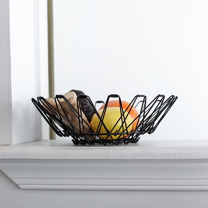 Other Brands Small Folding Wire Basket - Black スモールフォルディングワイヤーバスケット ブラック<img class='new_mark_img2' src='//img.shop-pro.jp/img/new/icons47.gif' style='border:none;display:inline;margin:0px;padding:0px;width:auto;' /> 02