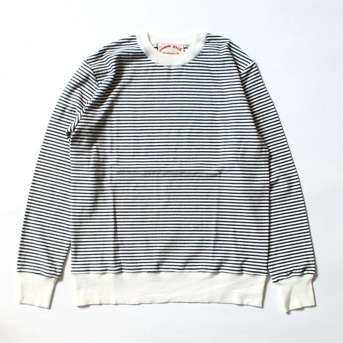 99481534 comm. arch. / Mr. Suvin L/S Borders - 全2色 コムアーチ スビンコットン ボーダーセーター 02