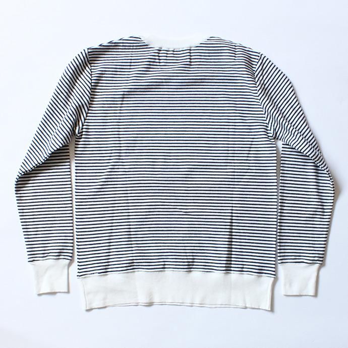 99481534 comm. arch. / Mr. Suvin L/S Borders - 全2色 コムアーチ スビンコットン ボーダーセーター 02