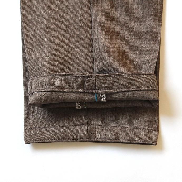 Hexico Deformer Pants Quarter Single Slim Ex. U.S. Action Slacks - Brown リメイク アクションスラックス ブラウン<img class='new_mark_img2' src='//img.shop-pro.jp/img/new/icons47.gif' style='border:none;display:inline;margin:0px;padding:0px;width:auto;' /> 02
