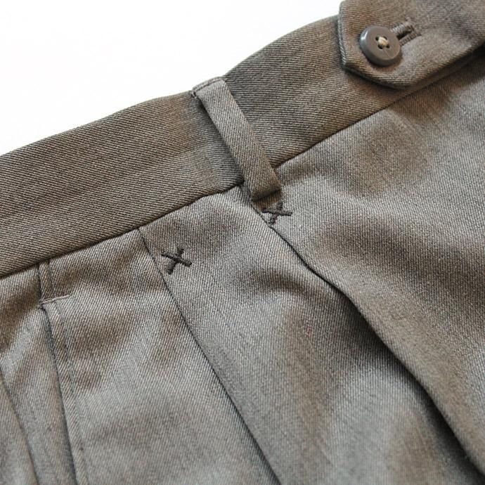 Hexico Deformer Pants 2-Tucks Quarter Tapered Ex. U.S. Slacks - Grey リメイク 2タックスラックス グレー<img class='new_mark_img2' src='//img.shop-pro.jp/img/new/icons47.gif' style='border:none;display:inline;margin:0px;padding:0px;width:auto;' /> 02