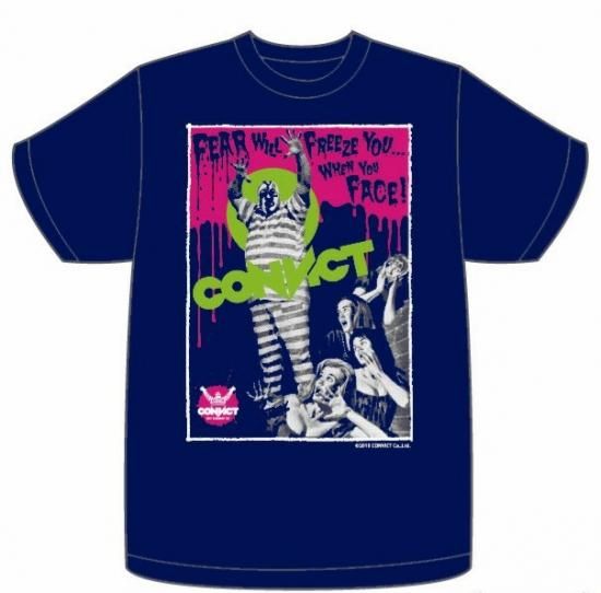 Convict Monster Tシャツ Navy Convict