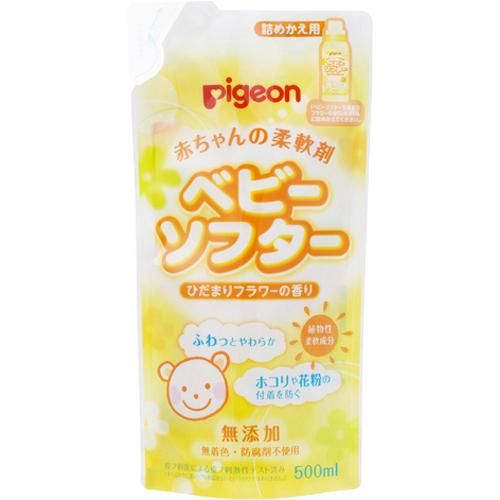 ピジョン 赤ちゃんの柔軟剤 ベビーソフター 詰め替え用 500ml わいわいライフ