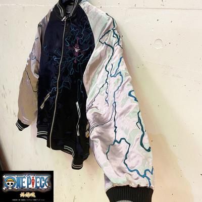送料無料】ワンピース×絡繰魂 グラグラのスカジャンの通販可能 送料無料】ワンピース×絡繰魂 グラグラのスカジャンの通販可能