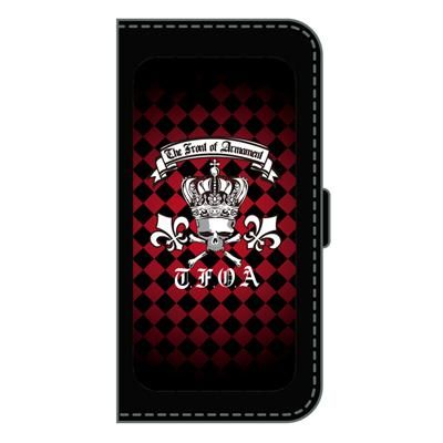 受注生産 七代目ドクロクラウン 赤ダイヤ柄背景 手帳型 iphone5 5s 6 6plusケース 受注生産 七代目ドクロクラウン 赤ダイヤ柄背景 手帳型 iphone5 5s 6 6plusケース