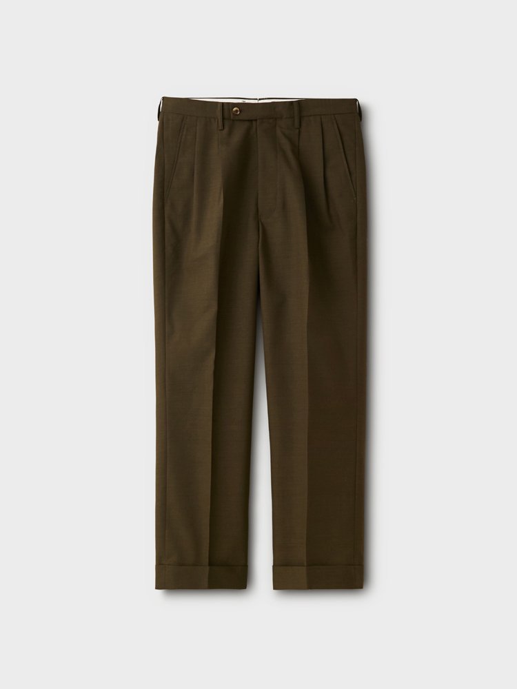 PHIGVEL MAKERS & Co.｜GENT'S WIDE TROUSERS #OLIVE