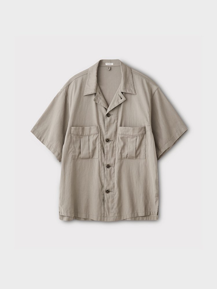 PHIGVEL MAKERS & Co.｜RESORT SS SHIRT JACKET #TAUPE GRAY