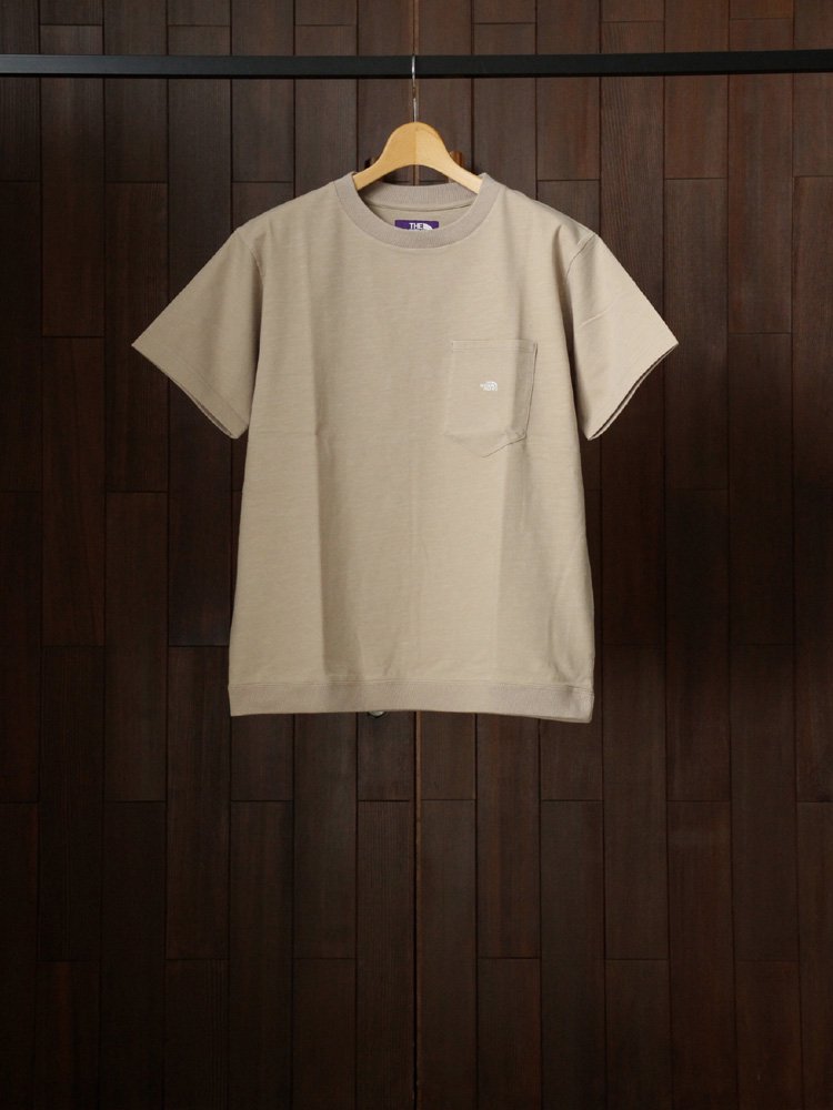 THE NORTH FACE PURPLE LABEL｜High Bulky H/S Pocket Tee #Beige