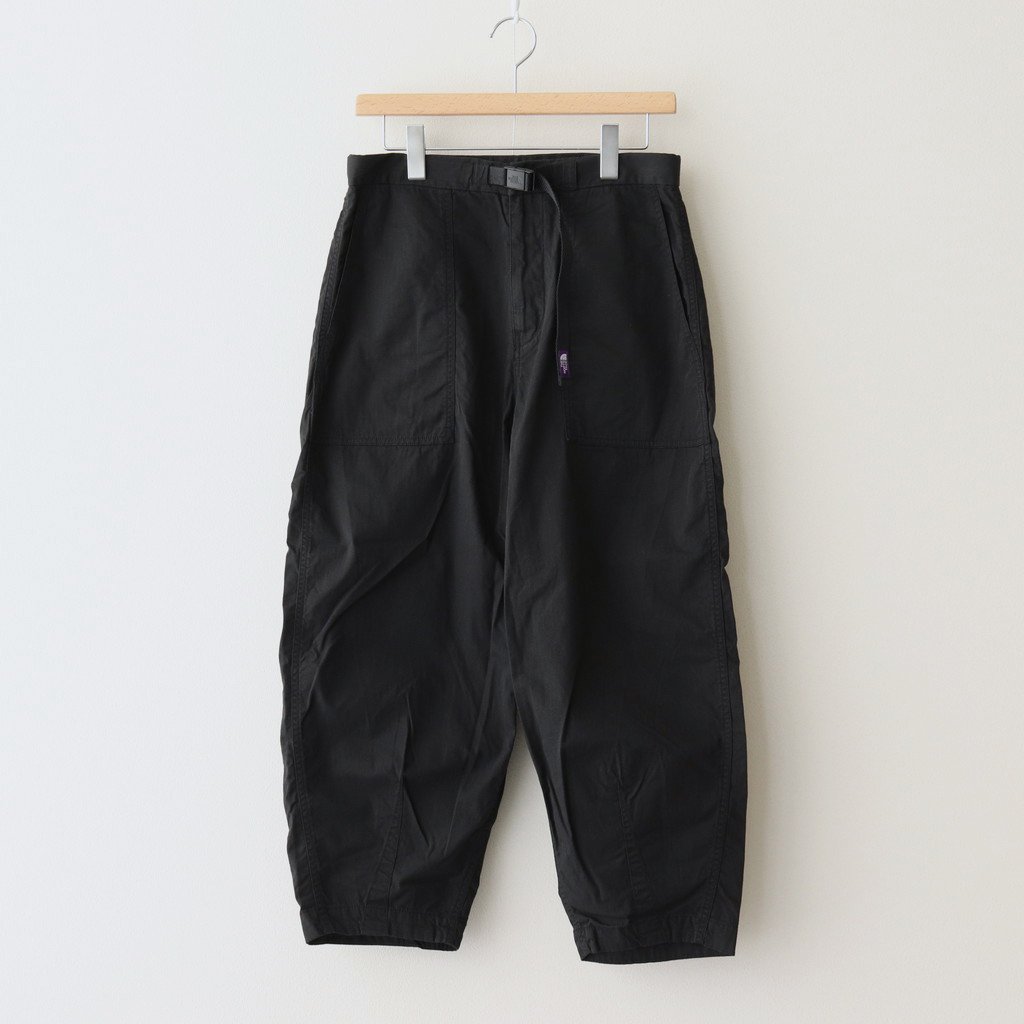 THE NORTH FACE PURPLE LABEL｜RIPSTOP WIDE CROPPED PANTS #BLACK [NT5064N]