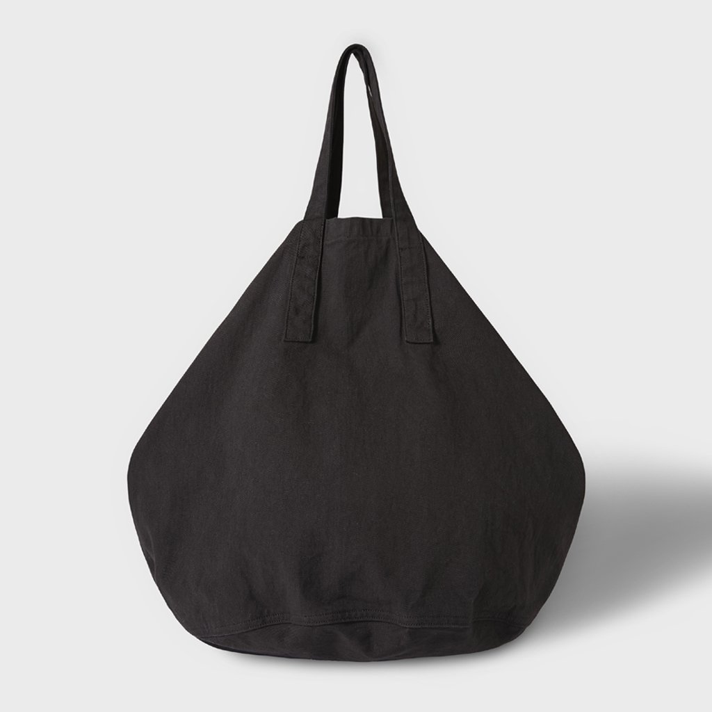 PHIGVEL MAKERS & Co.｜ROUND TOTE BAG #DUST BLACK [PMAL-AC06]