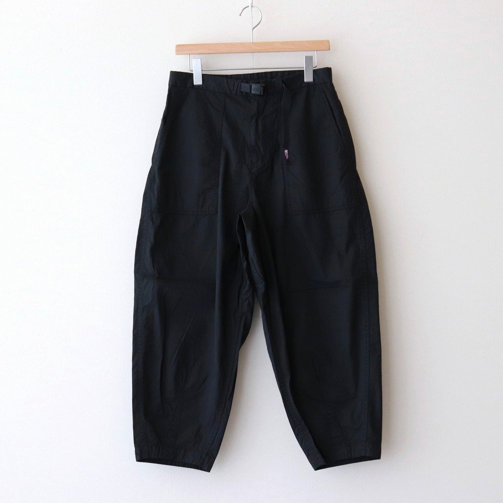 THE NORTH FACE PURPLE LABEL｜RIPSTOP WIDE CROPPED PANTS #BLACK [NT5064N]