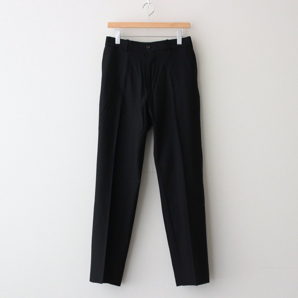 MARKAWARE｜FLAT FRONT TROUSERS #BLACK [A22A-12PT03C]