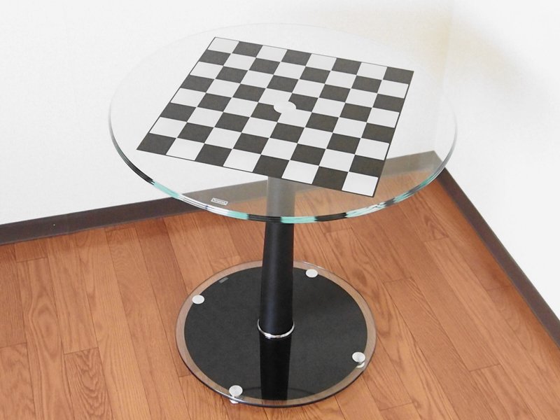 Luxury Glass Chess Table - チェスの通販なら専門店のCheckmate Japan