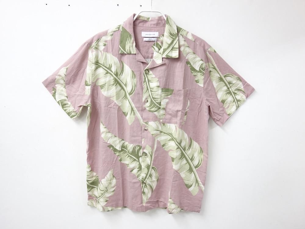 Uo Palm リネン S S シャツ Pink Sota Japan Online Shop