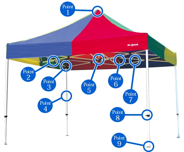 ミスタークイック - テントの激安通販｜組立式テントなら【テント店】オオハシテント