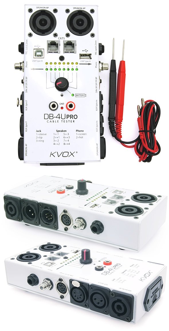 KVOX クボックス  DB-4UPRO ケーブルチェッカー 