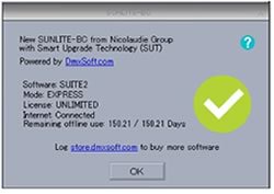 sunlite サンライト SUNLITE-BC SUITE2 SUITE3 nicolaudie ニコラウディ DMX インターフェイス ソフトウェア 販売 価格