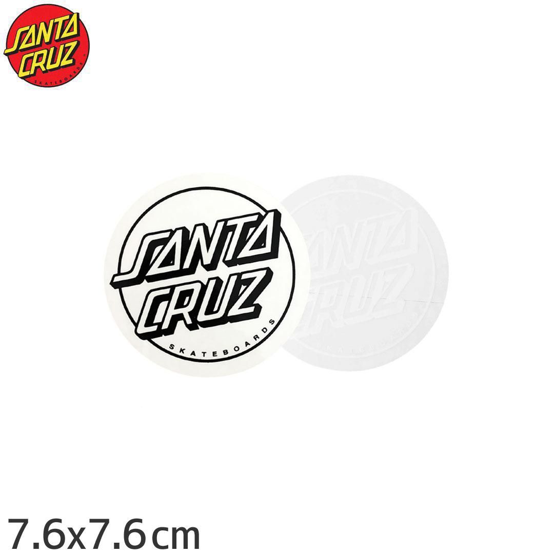 サンタクルーズ SANTACRUZ スケボー ステッカー OPUS DOT STICKER 2色 7.6cm x 7.6cm NO76