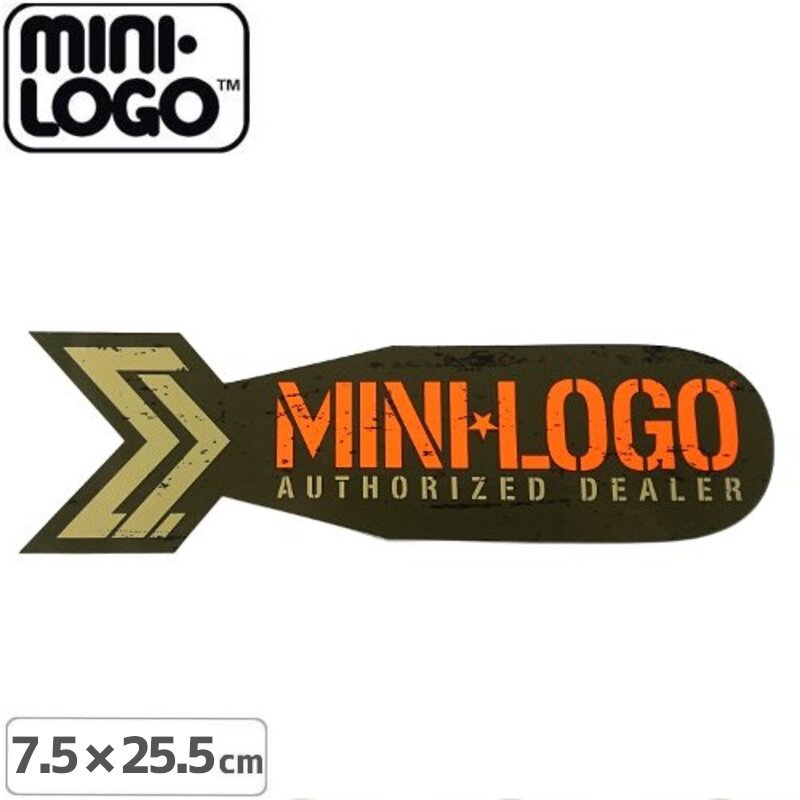 Mini Logo ミニロゴ ステッカー Authorized Dealer 7 6cm X 25 5cm No03