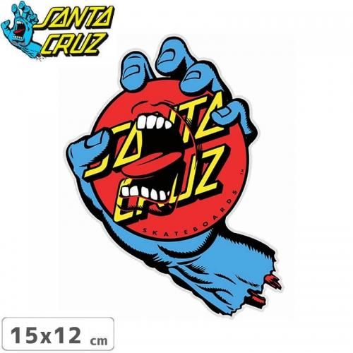 サンタクルーズ Santacruz スケボー ステッカー Shaka Hand Sticker