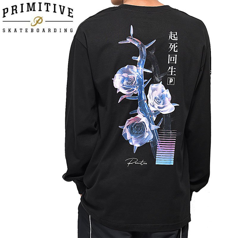 Primitive プリミティブ スケボー ロング Tシャツ Creation L S Tee No6