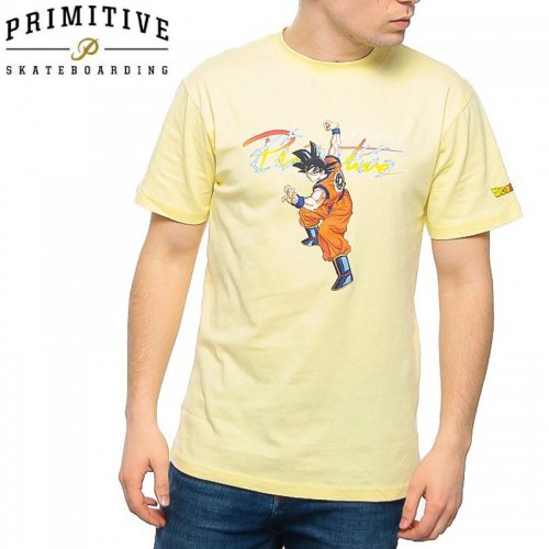 Primitive プリミティブ スケボー Tシャツ Nuevo Goku Tee ドラゴンボールコラボ No25