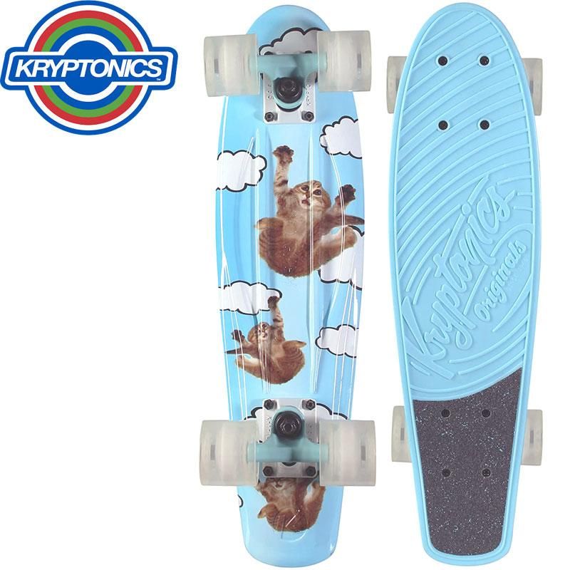 KRYPTONICS クリプトニクス クルーザー スケートボード ORIGINAL TORPEDO 22.5 MINI CRUISER 22.5インチ  SKY CATS NO6