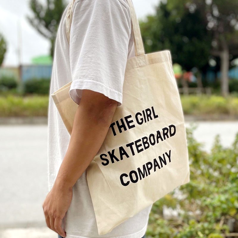 GIRL ガールスケートボード スケボー トートパック SANS CANVAS TOTE BAG ナチュラル NO15